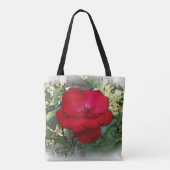 Tote Bag Un rose solitaire (Dos)