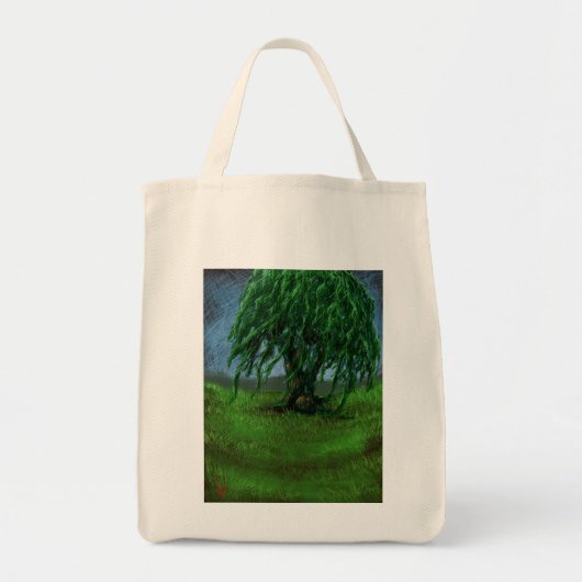 Tote Bag Un saule dans une vallée (Devant)