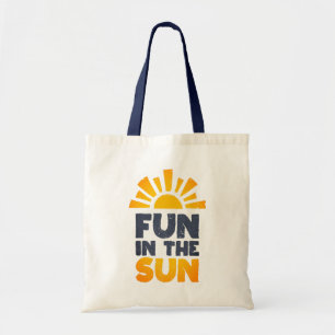 Tote Bag Un signe qui dit plaisir sur le soleil