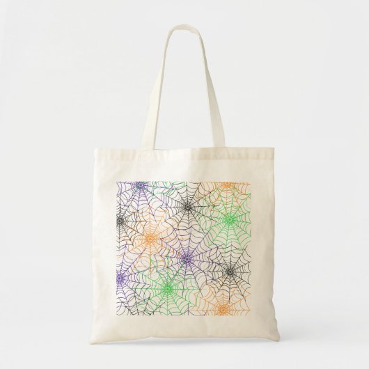 Tote Bag Un simple Motif Web d'Halloween Spider (Devant)