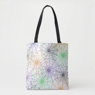 Tote Bag Un simple Motif Web d'Halloween Spider