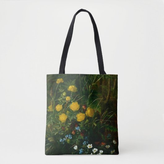 Tote Bag Un sol forestier par Anthonore Christensen (Devant)
