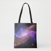 Tote Bag Un Spectacle De Lumière Galactique En Galaxie Spir (Devant)