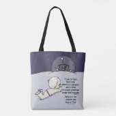 Tote Bag Un temps pour chaque fin (Dos)