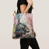 Tote Bag Un train au printemps (De près)