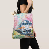 Tote Bag Un train au printemps (De près)