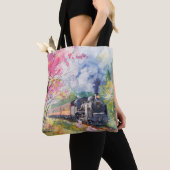 Tote Bag Un train au printemps (De près)