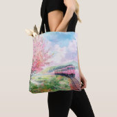 Tote Bag Un train au printemps (De près)