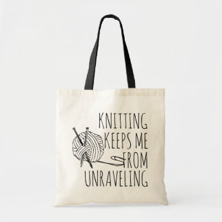 Tote Bag Un Tricot drôle me garde de me démêler