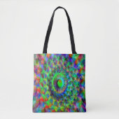 Tote Bag Un vaisseau spatial psychédélique...... (Devant)