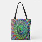 Tote Bag Un vaisseau spatial psychédélique...... (Dos)