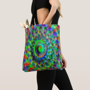 Tote Bag Un vaisseau spatial psychédélique......