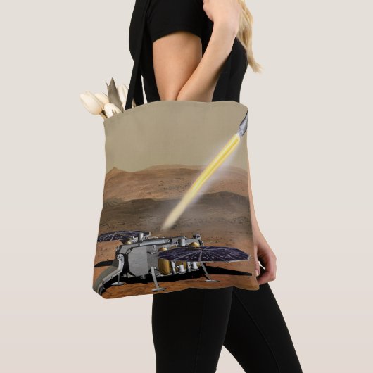 Tote Bag Un Véhicule Mars Ascent A Été Lancé Depuis Mars. (De près)