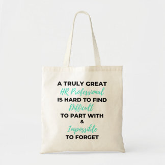 Tote Bag Un Véritable Professionnel RH Est Difficile À Trou