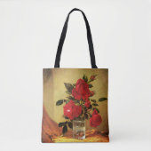 Tote Bag Un verre de Rose, de l'art (Devant)