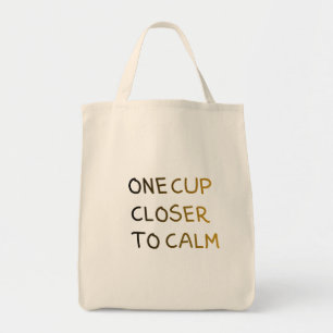 Tote Bag Un Verre Plus Près du Calme
