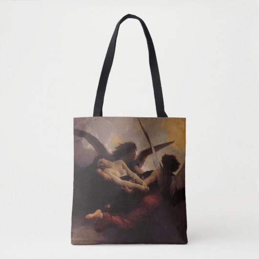 Tote Bag Une âme portée au ciel par Bouguereau (Devant)