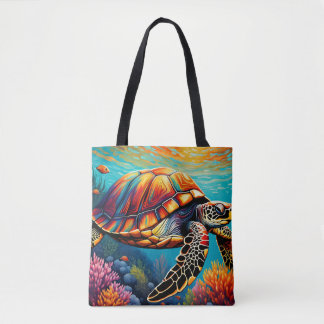 Tote Bag Une belle tortue
