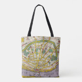 Tote Bag Une carte de Merseyside, Liverpool (Dos)