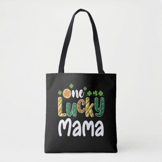 Tote Bag Une chance Mama Matching Family St Patrick's Day (Devant)
