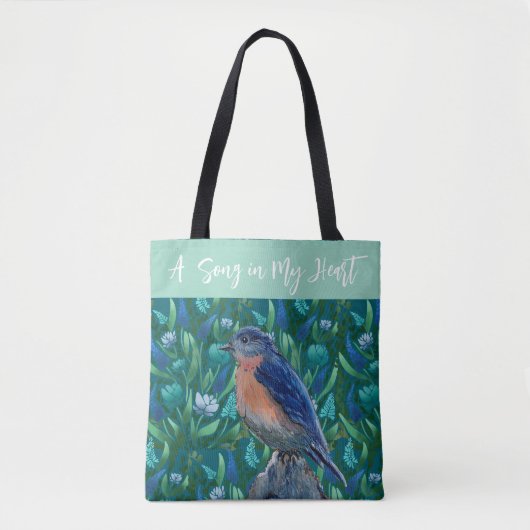 Tote Bag Une chanson dans mon cœur (Devant)