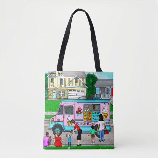 Tote Bag Une chaude journée d'été | Une illustration fantas (Devant)