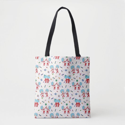 Tote Bag Une chose deux Motif de fête (Devant)