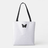 Tote Bag Une citation simple dans un simple papillon (Dos)