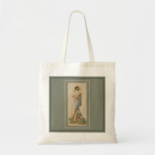 Tote Bag Une courtisane lisant une lettre, art vintage