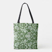 Tote Bag Une damassé florale antique (Dos)