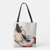 Tote Bag Une dame dans un kimono de Kono Bairei (Dos)
