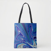 Tote Bag Une éclaboussure de bleu (Devant)