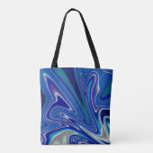 Tote Bag Une éclaboussure de bleu (Dos)