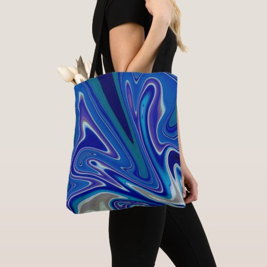 Tote Bag Une éclaboussure de bleu (De près)