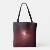 Tote Bag Une Étoile De Neutron Avec Un Disque De Poussière  (Dos)