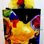 Tote Bag Une explosion de design graphique de bonheur jaune