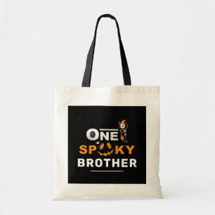 Tote Bag Une famille de jumelage Éffrayante Frère Halloween