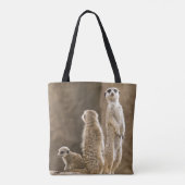 Tote Bag Une famille de Meerkats (Dos)