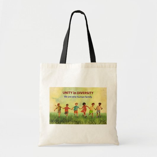 Tote Bag Une famille humaine (Devant)