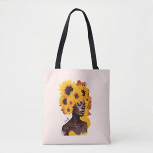 Tote Bag Une femme afro-américaine avec les cheveux afrique