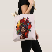 Tote Bag Une femme afro-américaine capable (De près)