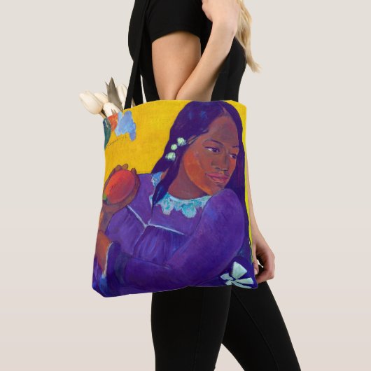 Tote Bag Une femme avec un manchot, Gauguin (De près)