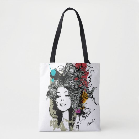 Tote Bag Une femme forte et dotée de moyens (Devant)