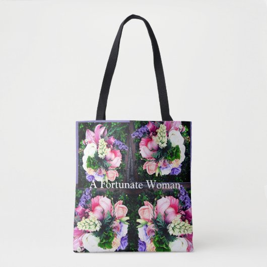 Tote Bag Une Femme Heureuse (Devant)
