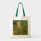 Tote Bag Une femme marchant dans un jardin par Vincent van  (Devant)