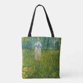 Tote Bag Une femme marchant dans un jardin - Vincent van Go (Dos)