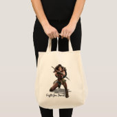 Tote Bag Une Femme Merveilleuse Blocage Avec Des Bracelets (Devant (produit))