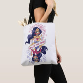 Tote Bag Une Femme Merveilleuse Démasque Vos Pouvoirs (De près)