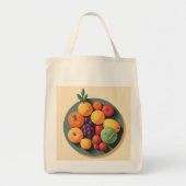 Tote Bag Une Fiesta Fruit Colorée (Devant)