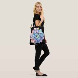 Tote Bag Une fleur faite de taches de peinture